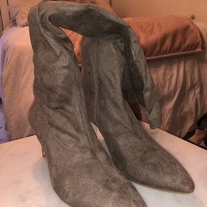 Matisse over the knee heels. NEVER WORN BRAND NEW!